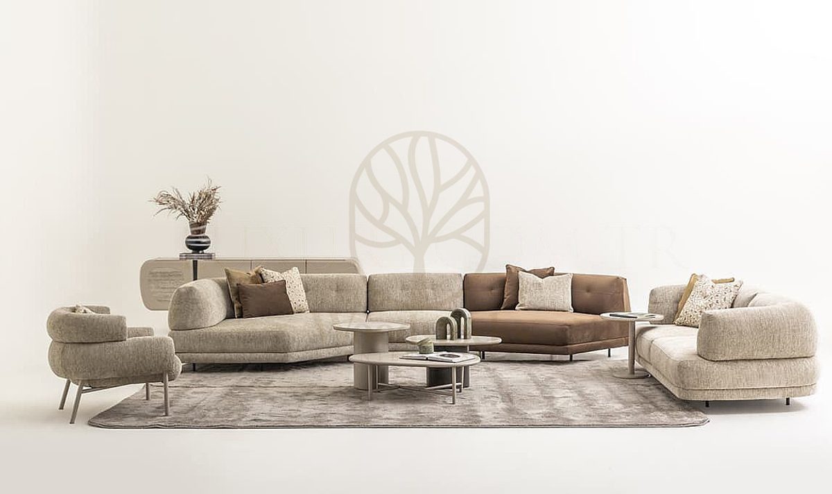 Luxury Savoy Handcrafted Teak L-Shape Sofa, Saharanpur, view 4