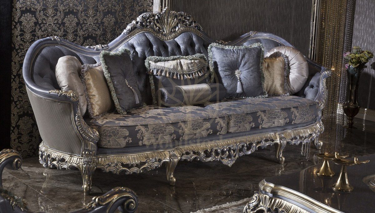 Royal Urgup Hand Carved Teak Sofa Set, Saharanpur, view 3