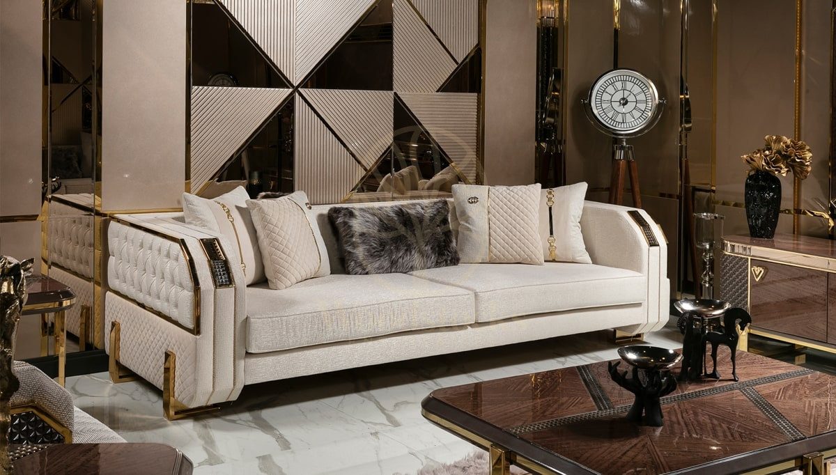Luxury Zenova Handcrafted Teak Sofa Set, Saharanpur, view 3