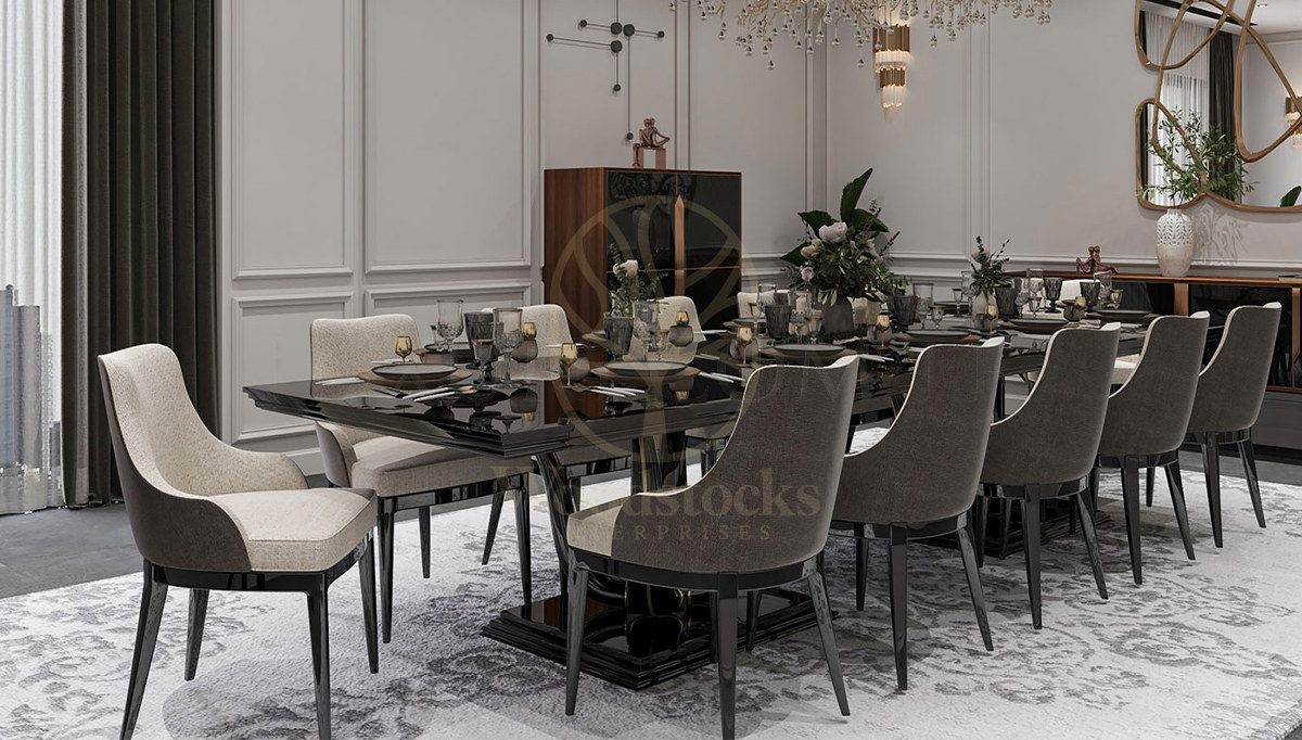 Luxury Toulse Handcrafted Teak Dining Table Set, Saharanpur, Dining Table