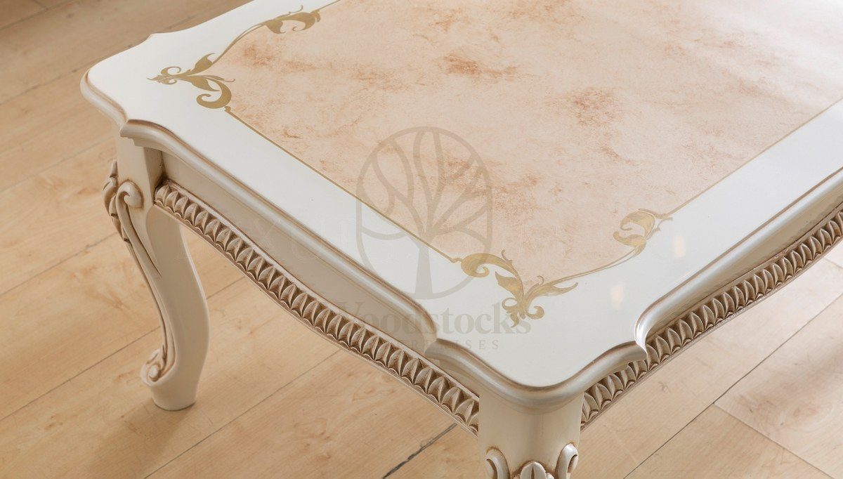 Royal Rozena Hand Carved Teak Office Table, Saharanpur, view 4