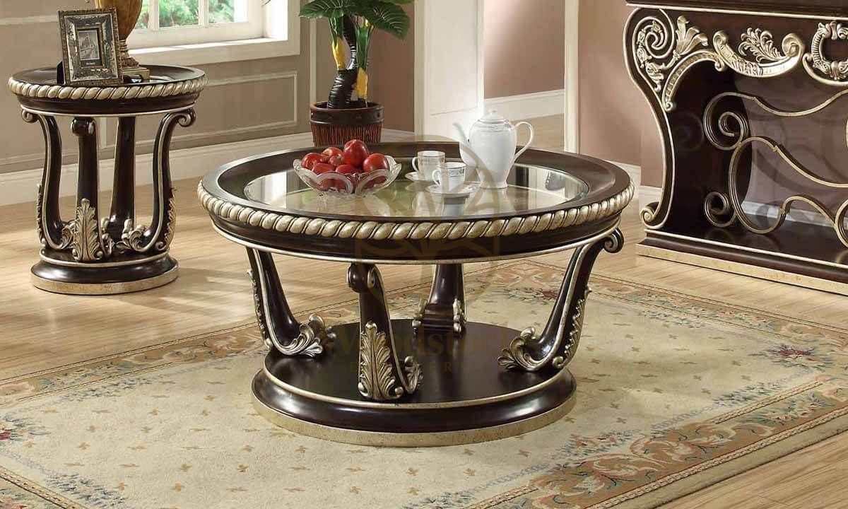 Teak Sleek Cherry Center Table, Center Table