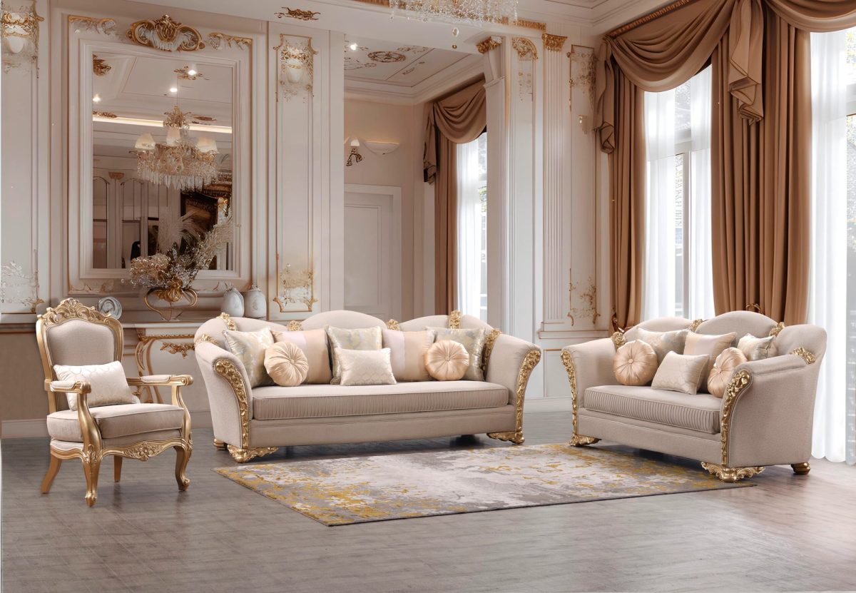 WSE High Quality Teak Wood Contemporary Sofa Set II, Sofa Set