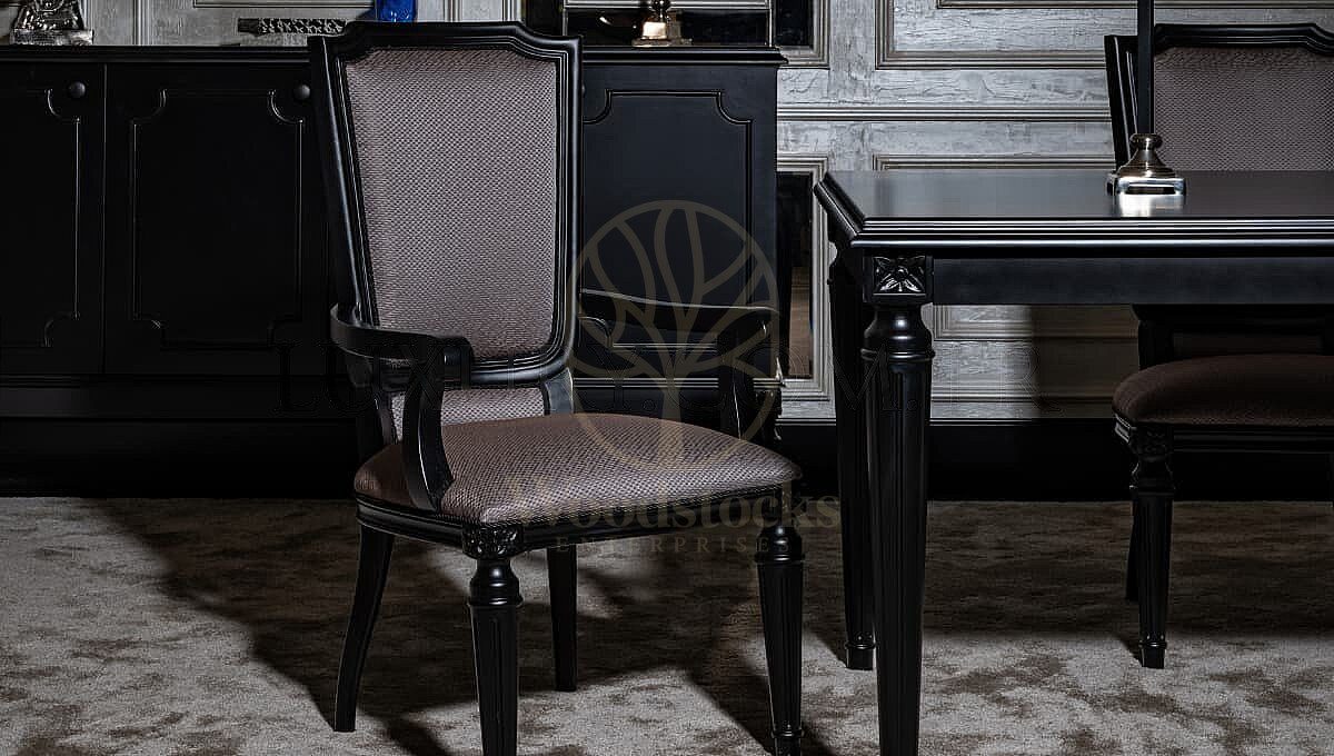 Royal Sarenne Hand Carved Teak Dining Table Set, Saharanpur, view 9
