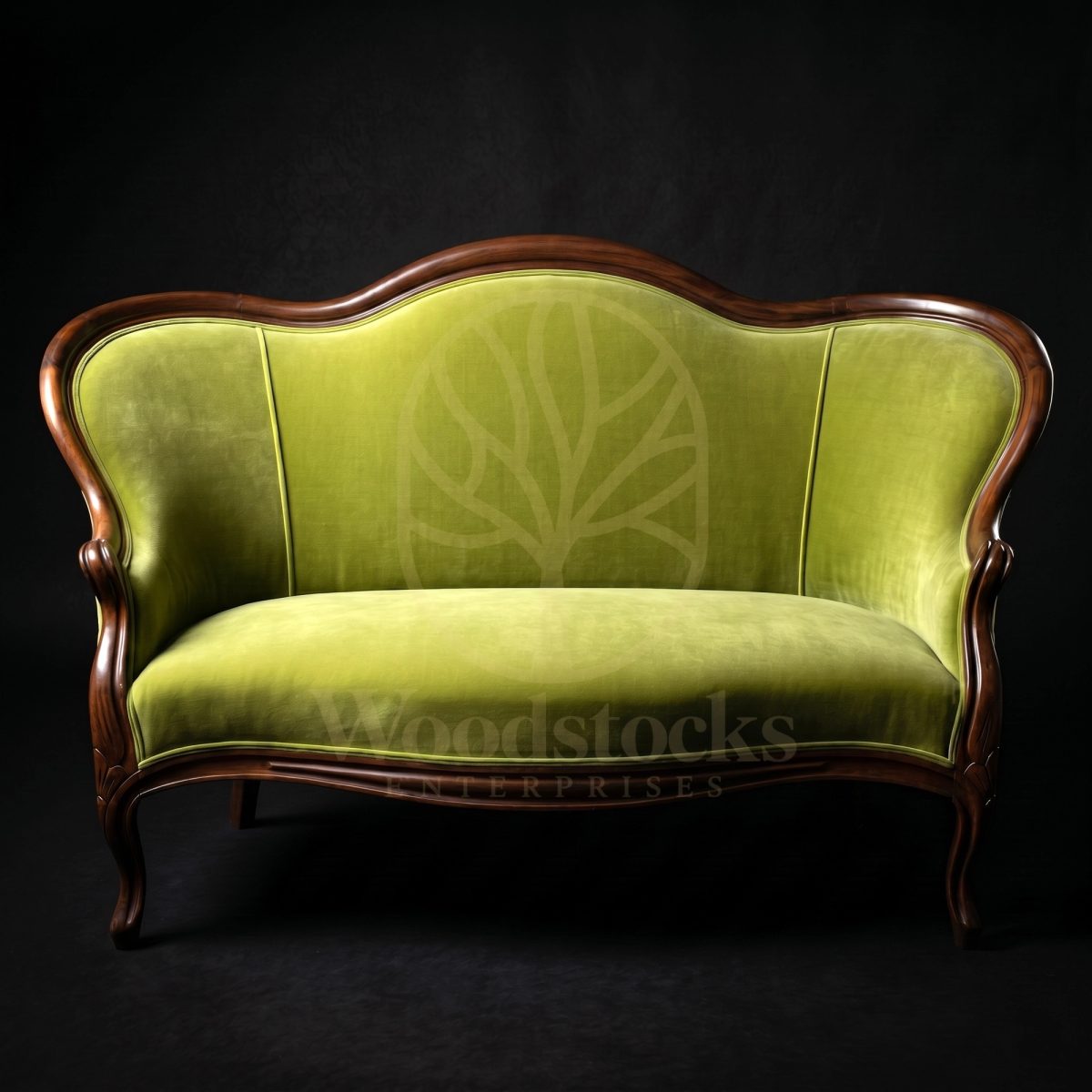 Royal Teak Verdure Canapé of Lyon, Saharanpur, Sofa Set
