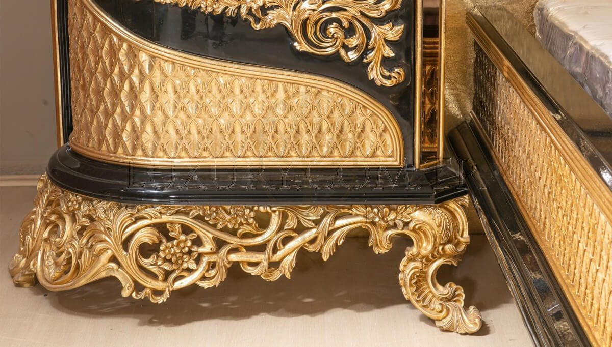 Royal Hazar Hand Carved Teak King Size Bed II, Saharanpur, view 5