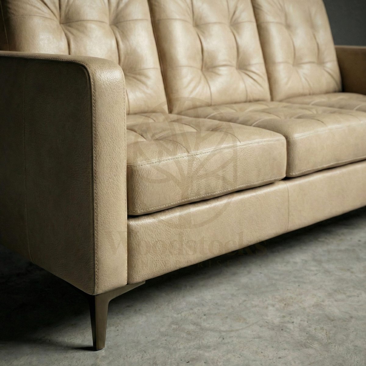 Luxury Teak Copenhagen Modernist Lounge Leather Sofa Suite, Saharanpur, view 4