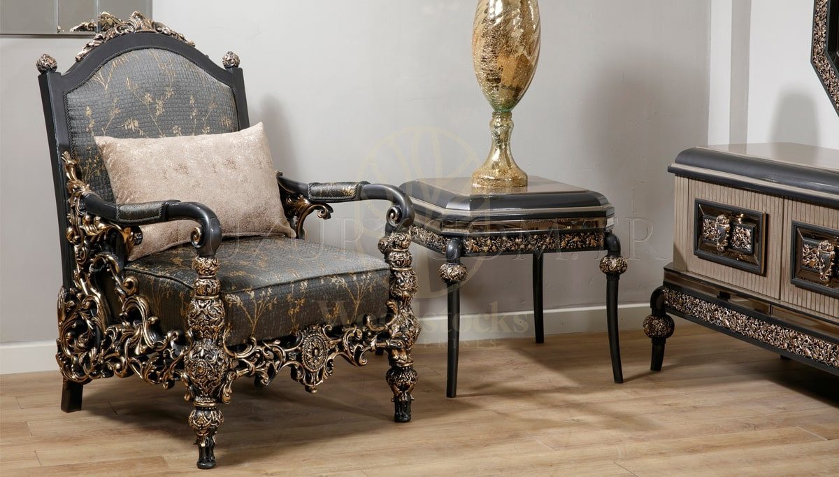 Royal Levis Hand Carved Teak Sofa Set, Saharanpur, view 4