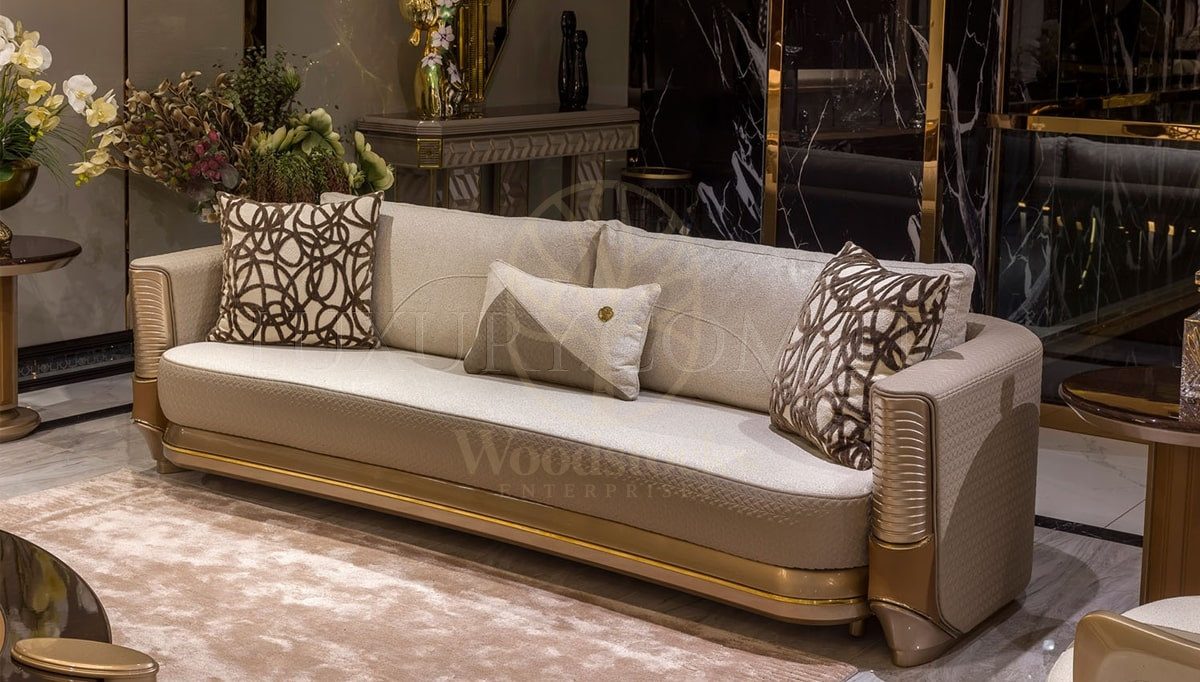 Luxury Danilo Handcrafted Teak Sofa Set, Saharanpur, view 3