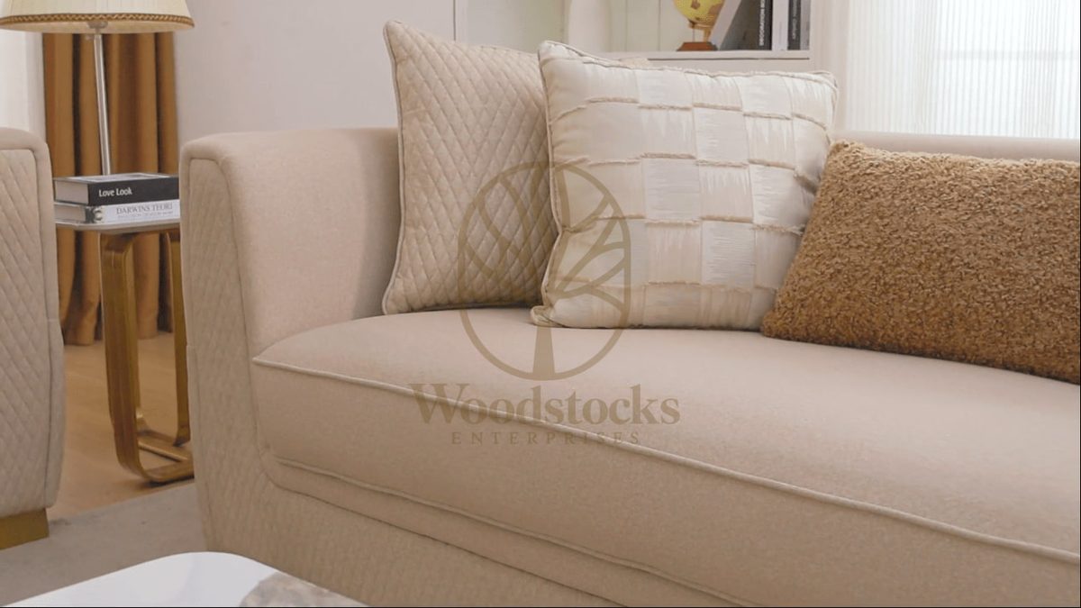 Teak Regal Gold Sofa Set, view 9