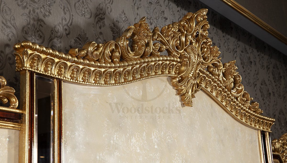 Royal Payitaht Hand Carved Teak TV Cabinet, Saharanpur, view 7
