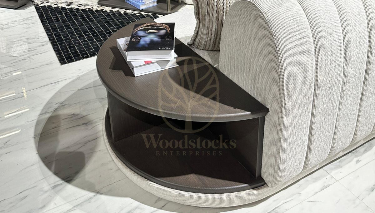Luxury Artemas Handcrafted Teak L-Shape Sofa, Saharanpur, view 9