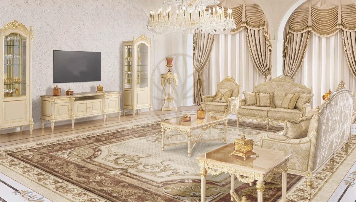 Royal Made Majlis Hand Carved Teak Sofa Set, Saharanpur, view 5