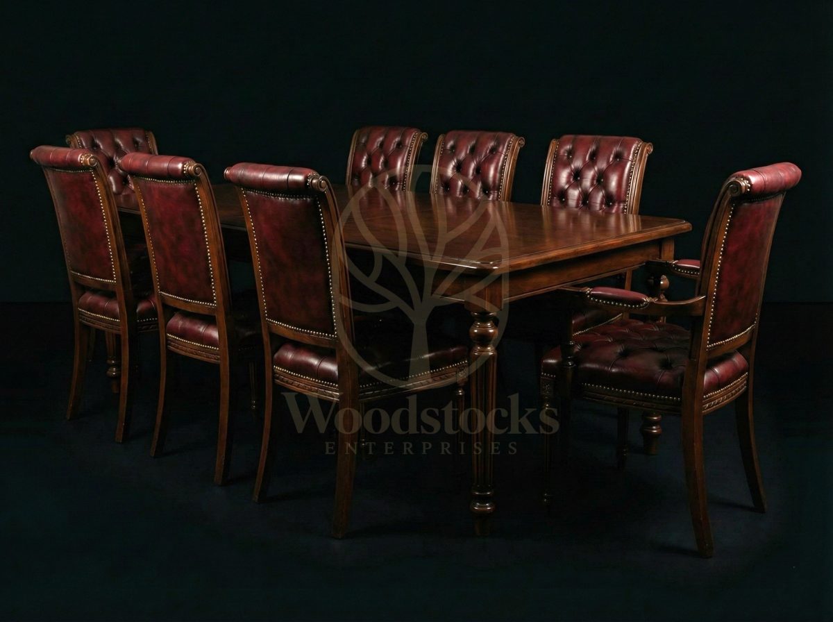 Luxury Teak Georgian Host’s Salon Dining Suite, Saharanpur, view 2