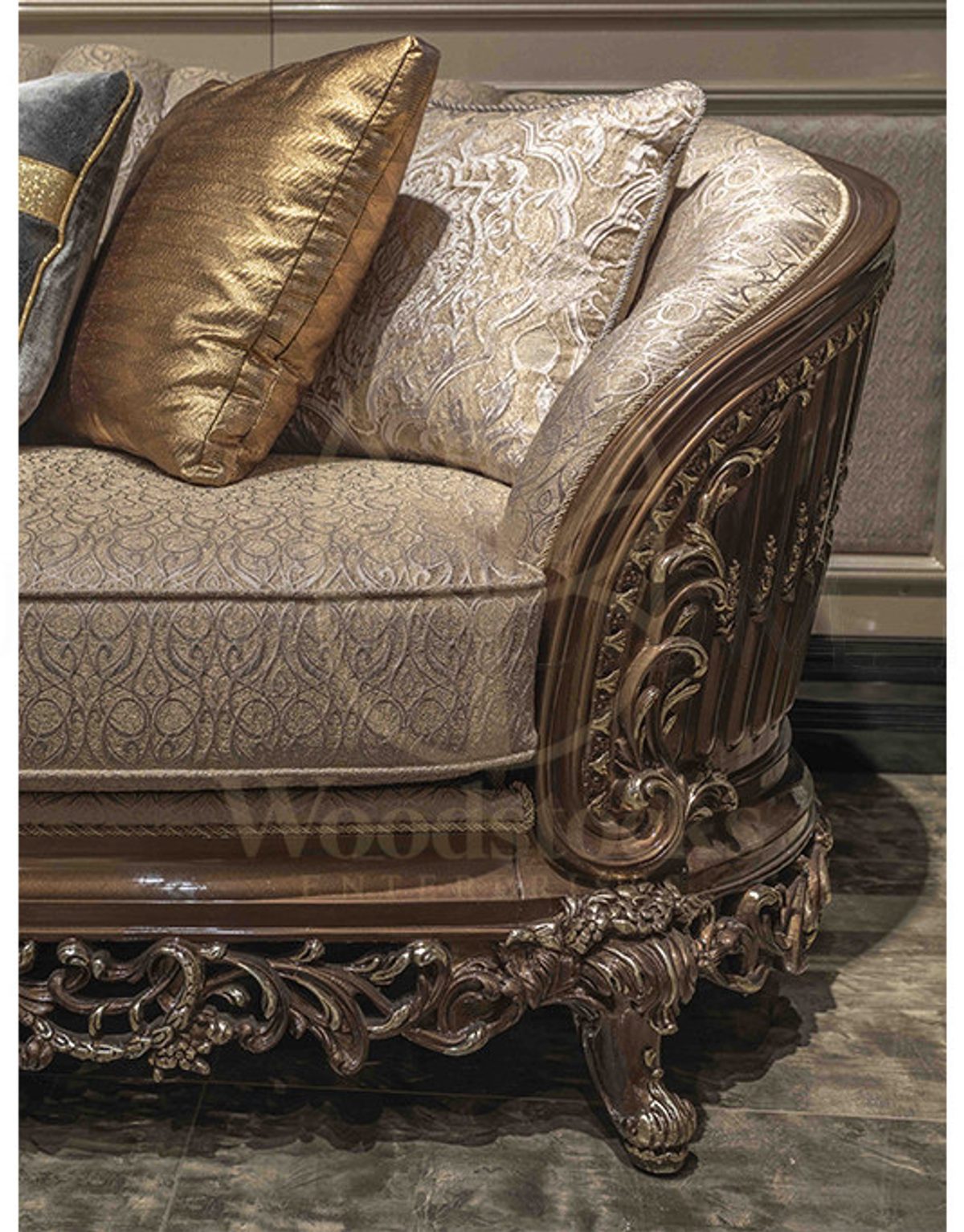 Royal Vita Hand Carved Teak Sofa Set, Saharanpur, view 9