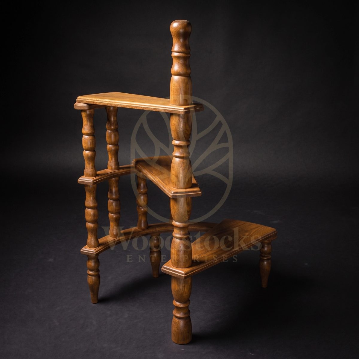 Luxury Teak Yorkshire Bobbin Library Steps, Saharanpur, view 2