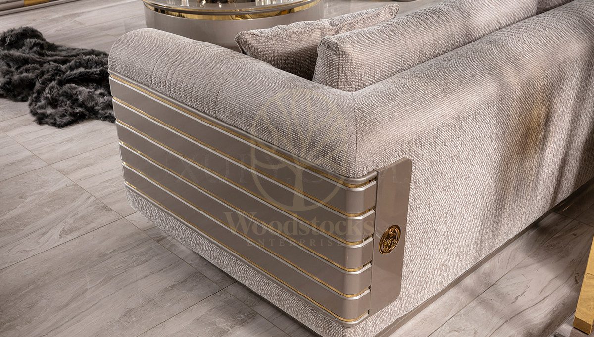 Luxury Novalesa Handcrafted Teak Sofa Set, Saharanpur, view 4