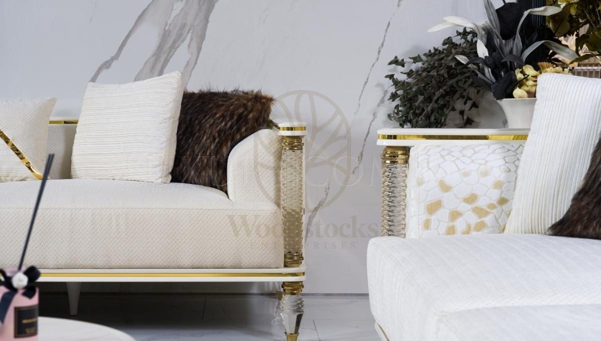 Luxury Viola Handcrafted Teak Sofa Set, Saharanpur, view 6