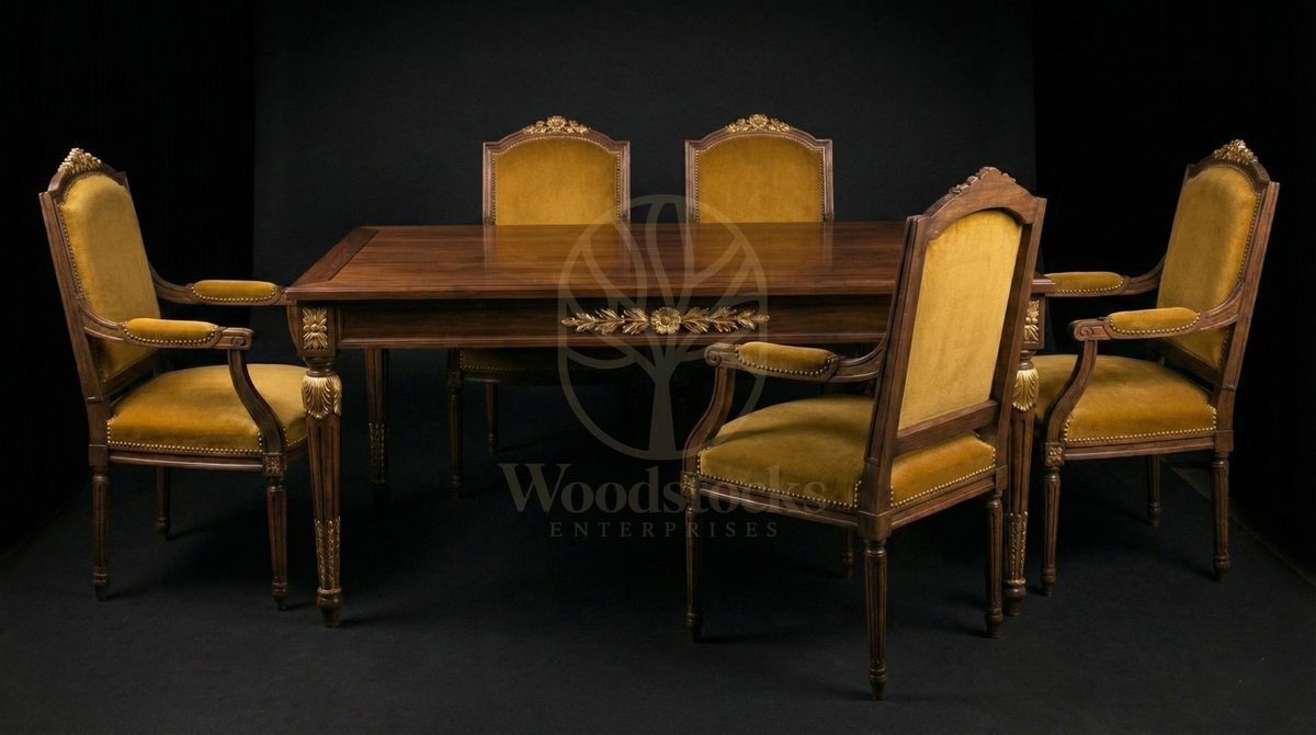Royal Teak Laureled Salon of the Tuileries, Saharanpur, view 2