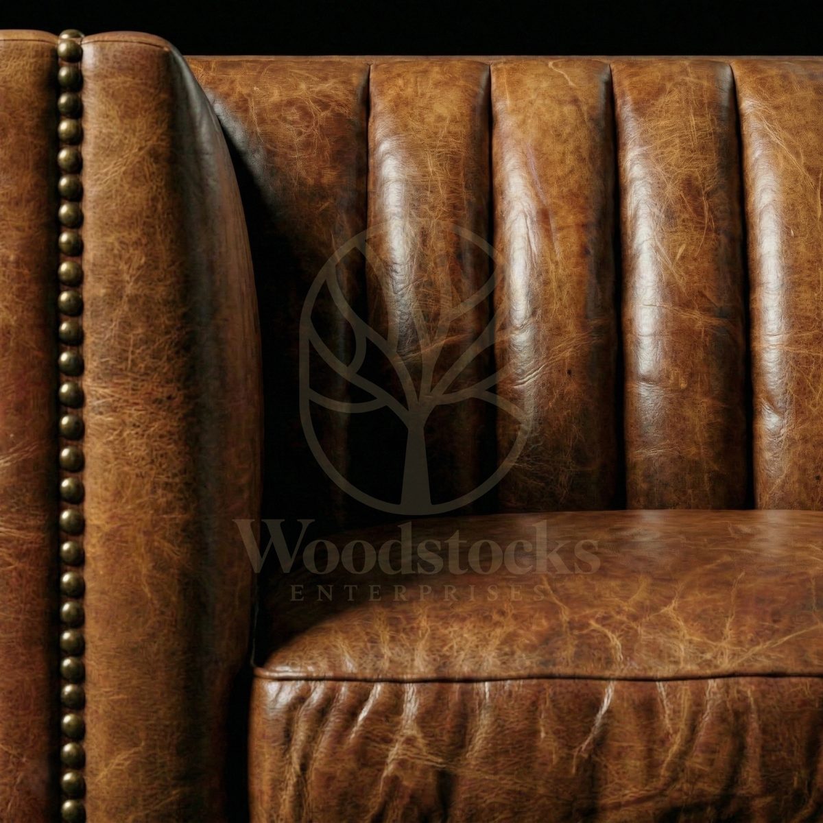 Luxury Teak Torino Channel-Back Salon Sofa, Saharanpur, view 4