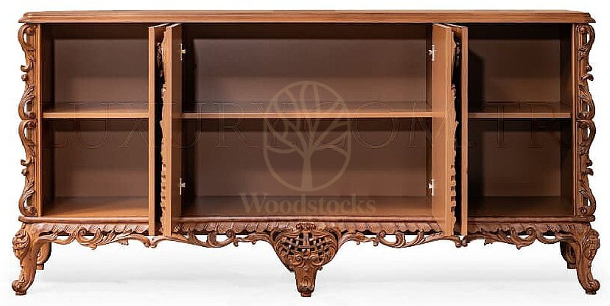 Royal Fioralta Hand Carved Teak Dining Table Set, Saharanpur, view 6