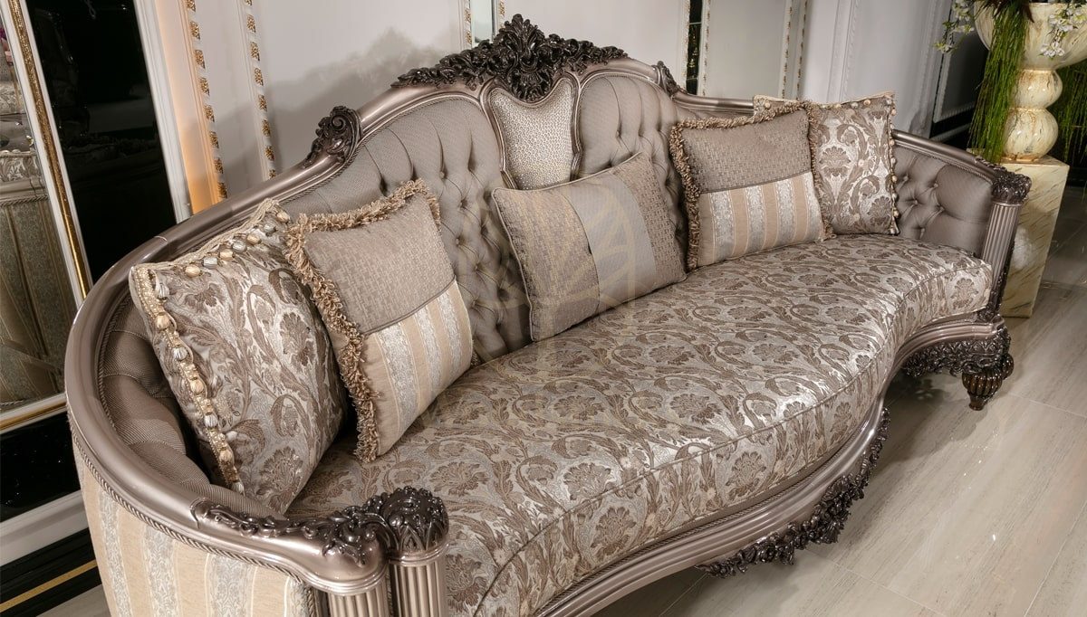 Royal Medora Hand Carved Teak Sofa Set, Saharanpur, view 5