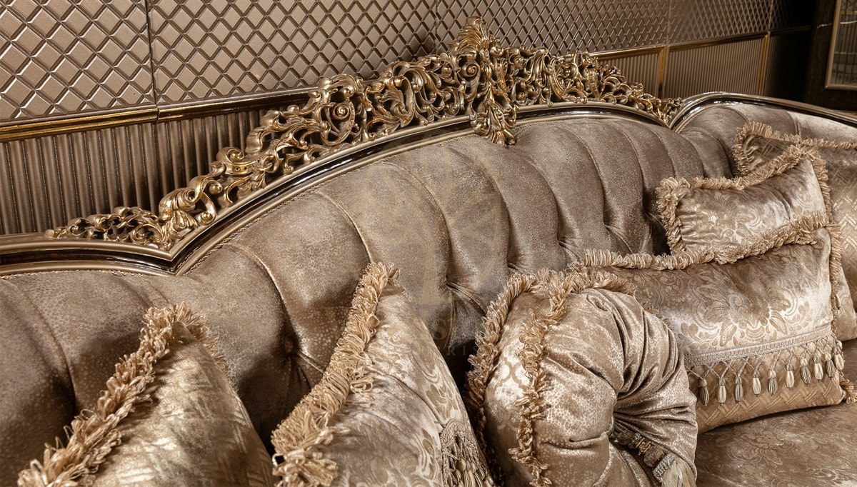 Royal Elviyon Hand Carved Teak Sofa Set, Saharanpur, view 2