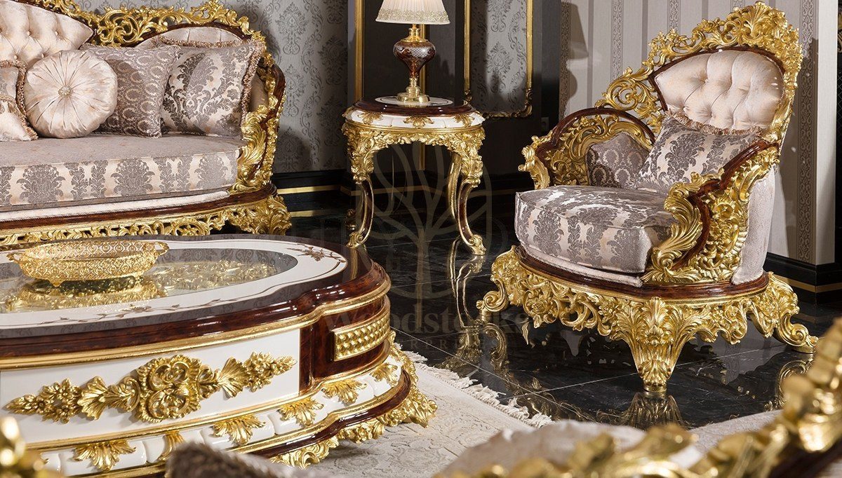Royal Hunkar Hand Carved Teak Sofa Set II, Saharanpur, view 8
