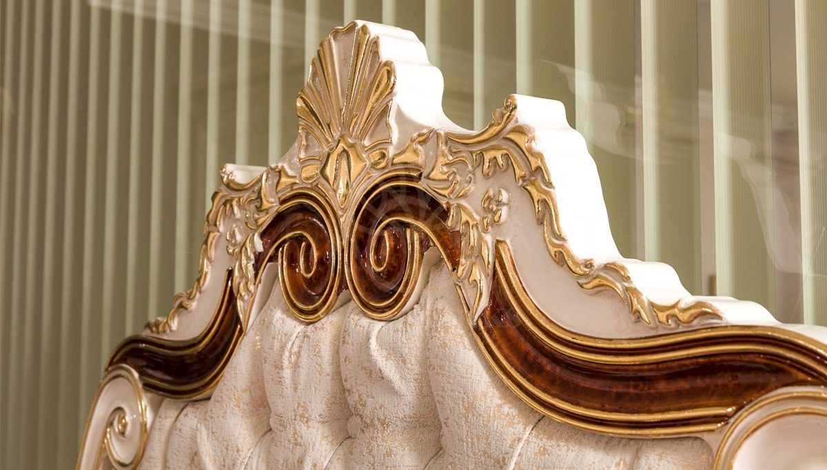 Royal Topkapi Hand Carved Teak King Size Bed, Saharanpur, view 8