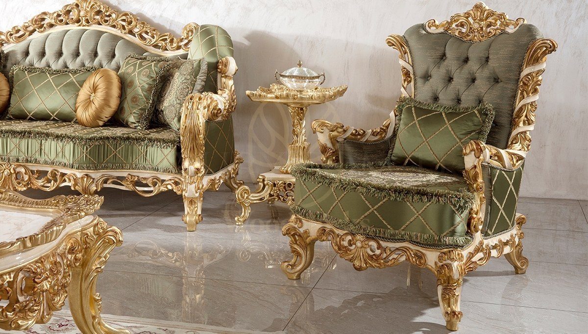 Royal Pargali Hand Carved Teak Sofa Set, Saharanpur, view 5