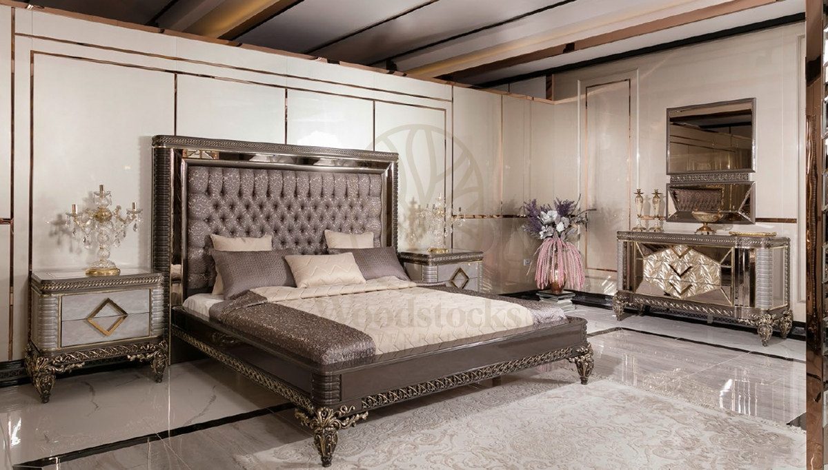 Luxury Zanka Handcrafted Teak King Size Bed, Saharanpur, view 2