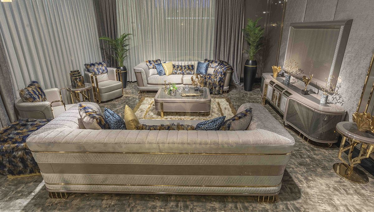 Luxury Milenyum Handcrafted Teak Sofa Set, Saharanpur, view 5