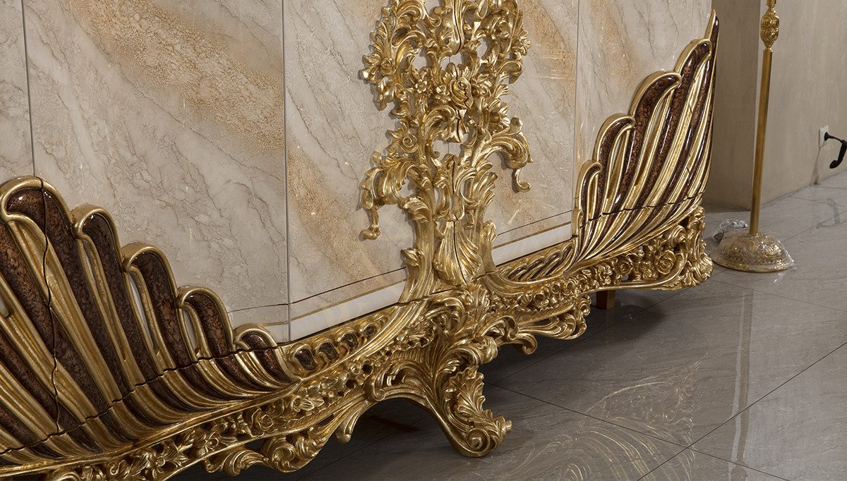 Royal Sparta Hand Carved Teak King Size Bed, Saharanpur, view 8