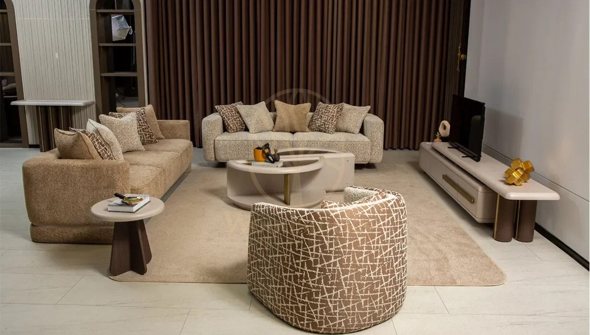 Luxury Halef Handcrafted Teak Sofa Set, Saharanpur, view 5