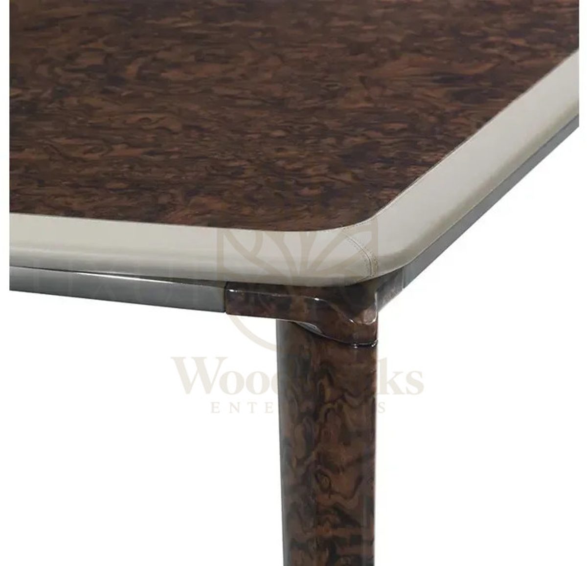 Luxury Loftus Handcrafted Teak Dining Table Set, Saharanpur, view 2