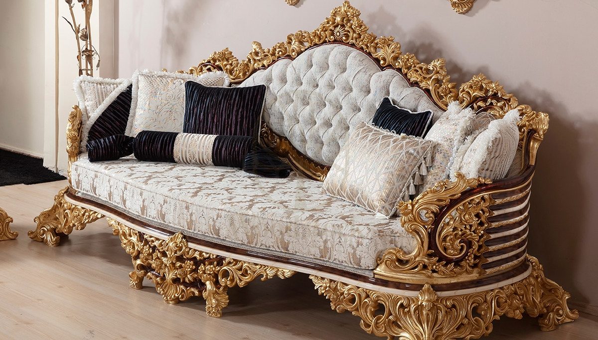 Royal Berguzar Hand Carved Teak Sofa Set, Saharanpur, view 2