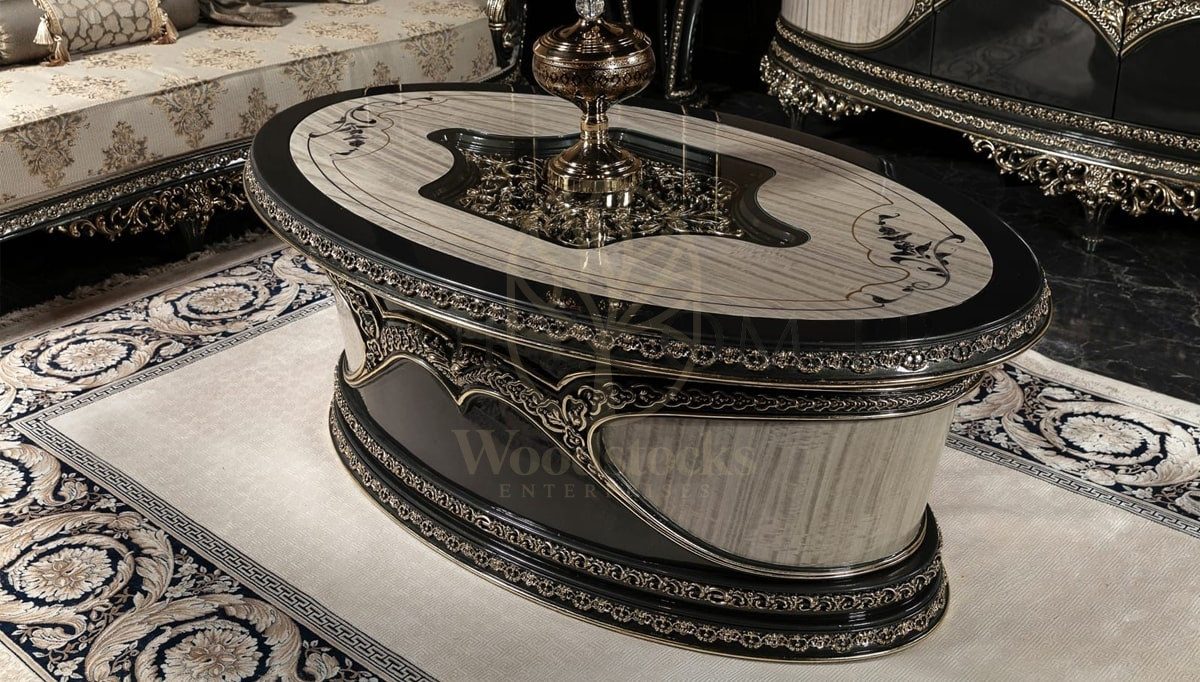 Royal Hazine Hand Carved Teak Sofa Set, Saharanpur, view 7