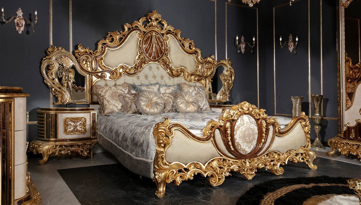 Royal Sanremo Hand Carved Teak King Size Bed, Saharanpur, view 4