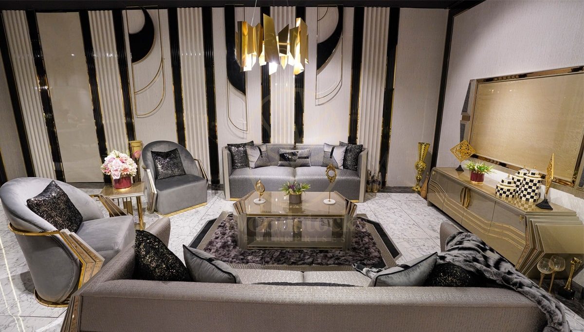 Luxury Tropez Handcrafted Teak Sofa Set, Saharanpur, view 2