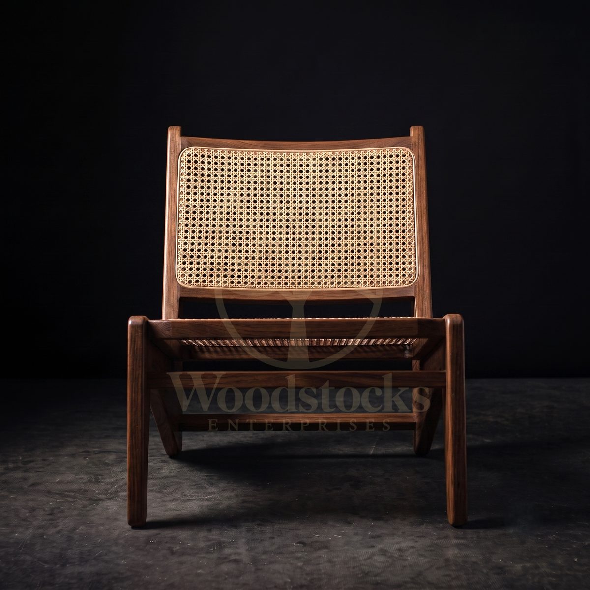 Luxury Teak Capitol Complex Pierre Jeanneret Kangaroo Chair, Saharanpur, view 2