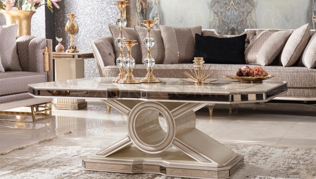 Luxury Hereford Cream Handcrafted Teak Sofa Set, Saharanpur, view 9