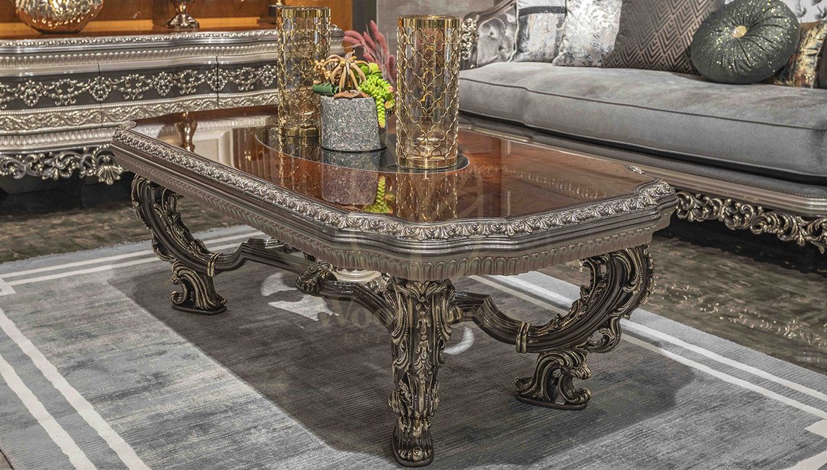 Royal Cenevre Hand Carved Teak Sofa Set, Saharanpur, view 9