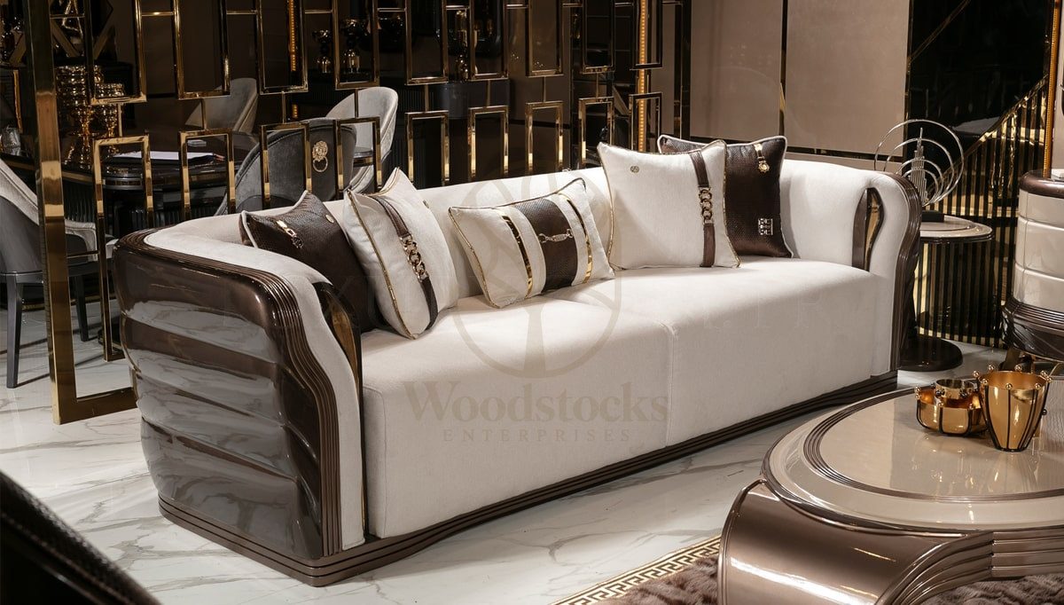 Luxury Zenon Handcrafted Teak Sofa Set, Saharanpur, view 3