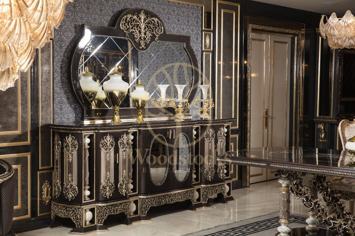 Teak Monaco Charcoal and Silver Dining Set, alternate view