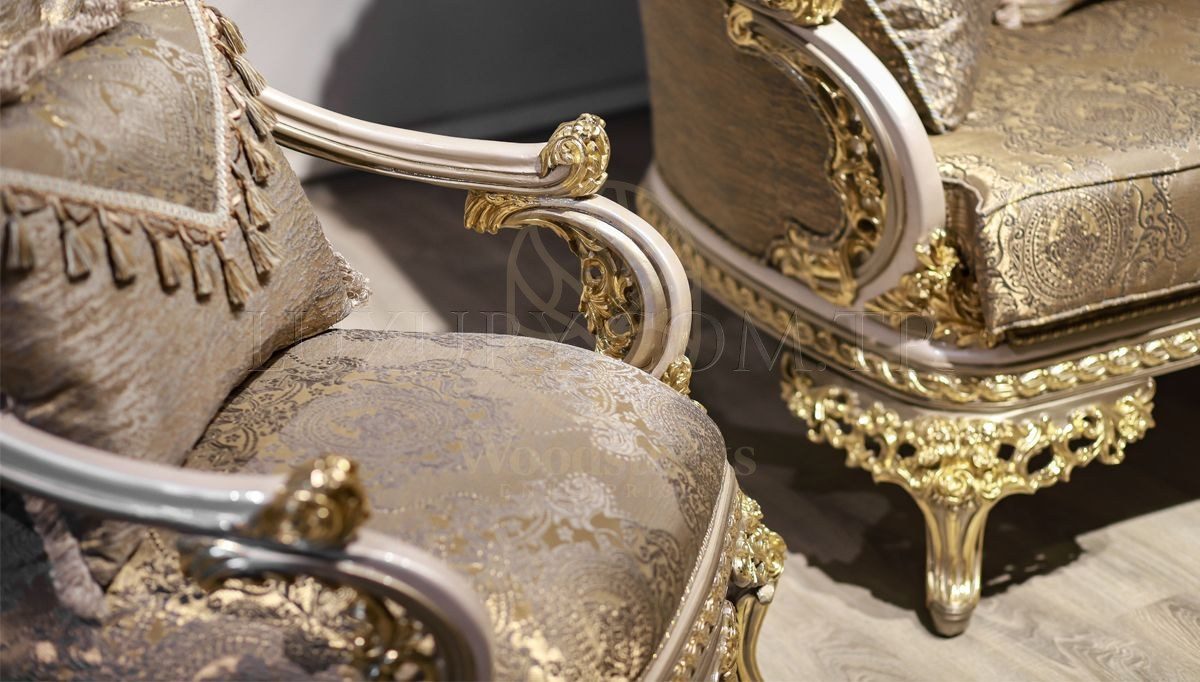 Royal Tetova Hand Carved Teak Sofa Set, Saharanpur, view 5