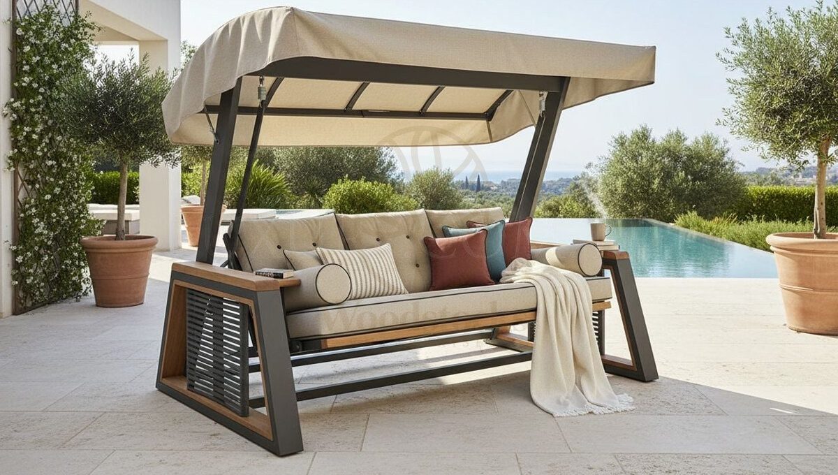 Luxury Liva Handcrafted Teak Swing Jhula, Saharanpur, Swings Design