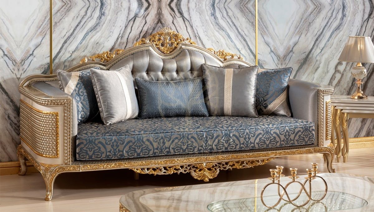 Royal Elmas Hand Carved Teak Sofa Set, Saharanpur, view 3