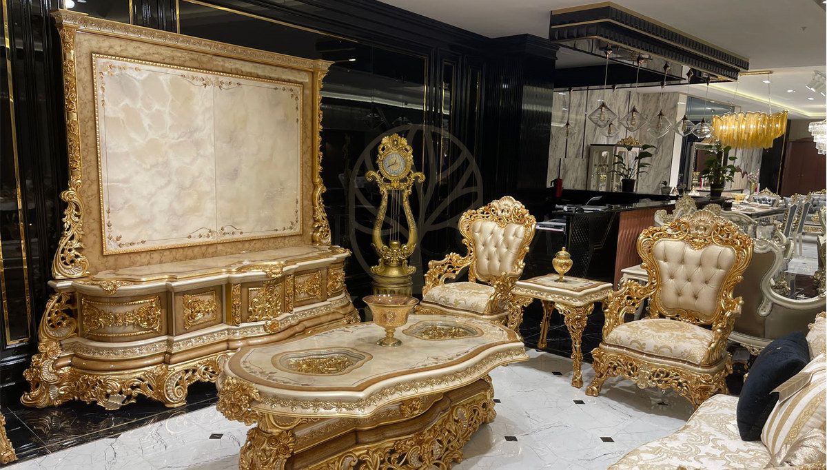 Royal Ciragan Hand Carved Teak Sofa Set, Saharanpur, view 2