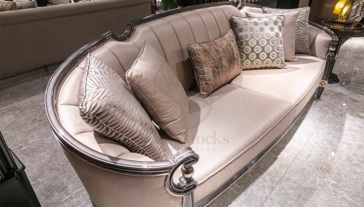 Luxury Caserta Handcrafted Teak Sofa Set, Saharanpur, view 5
