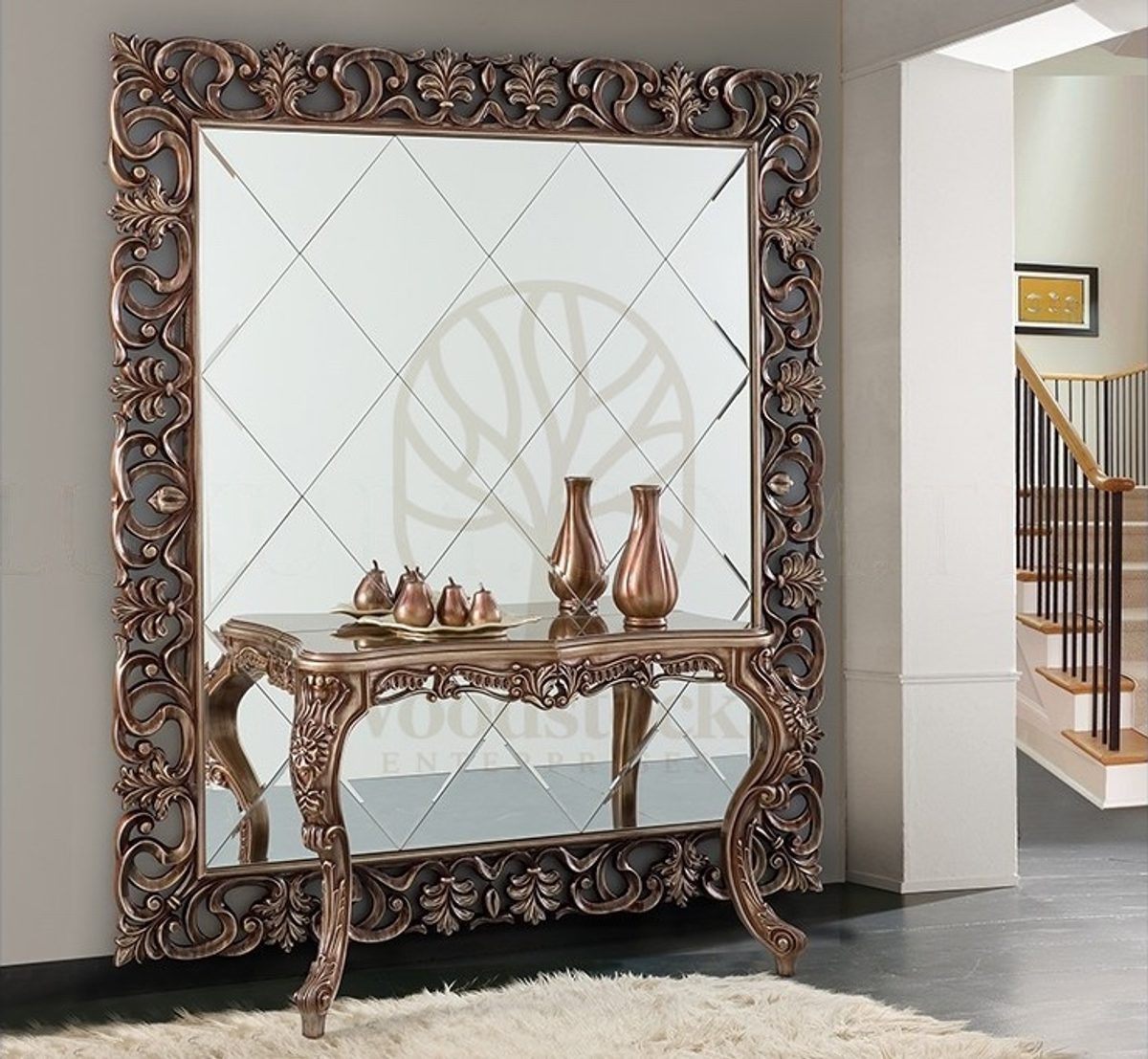 Royal Tuana Hand Carved Teak Dressing Table, Saharanpur, Dressing Table